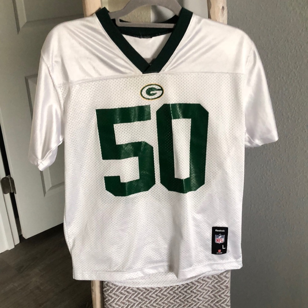 Green Bay packers #50 Hawk youth jersey size L